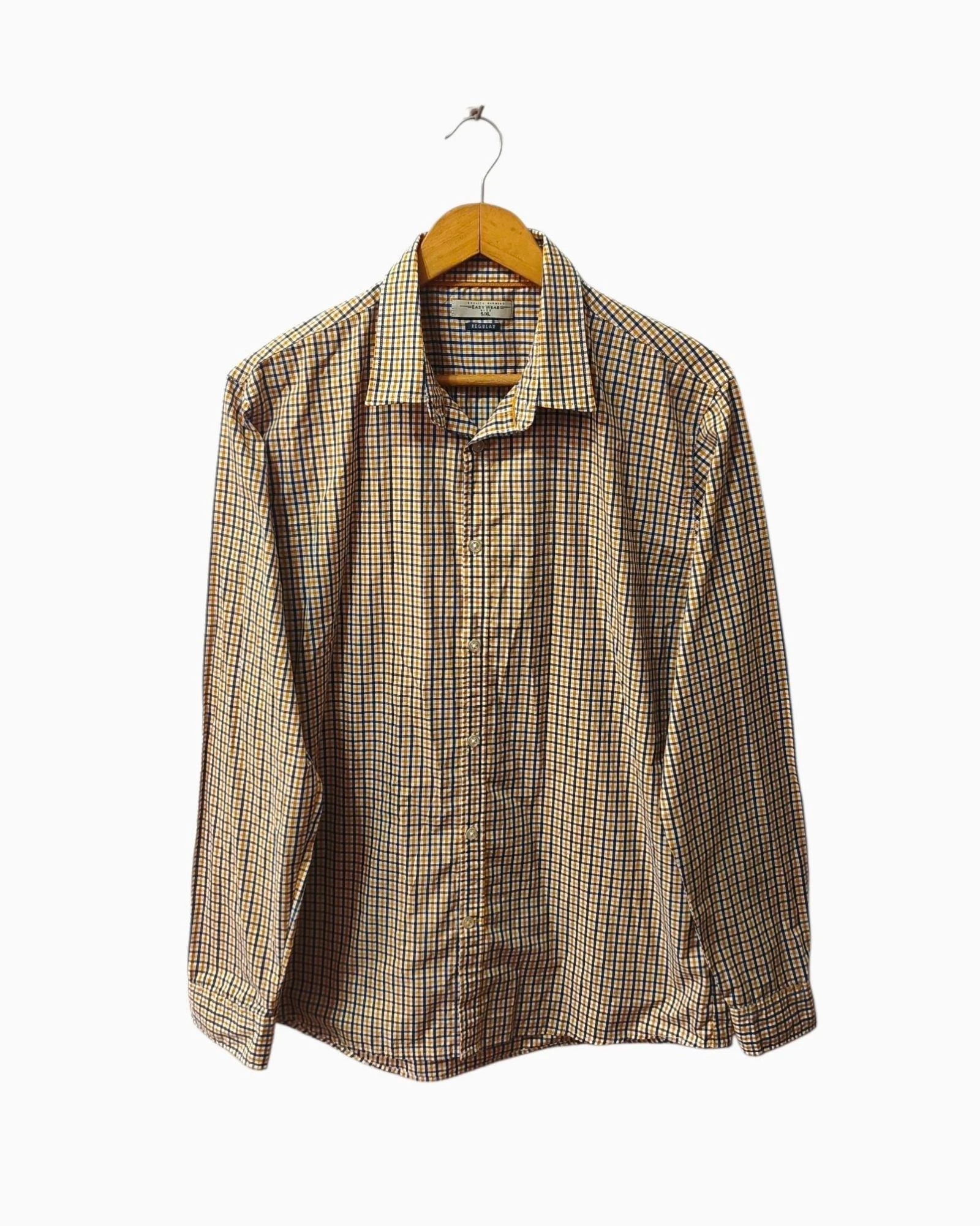 Camisa de cuadros regular Easy Wear hombre Talla XL